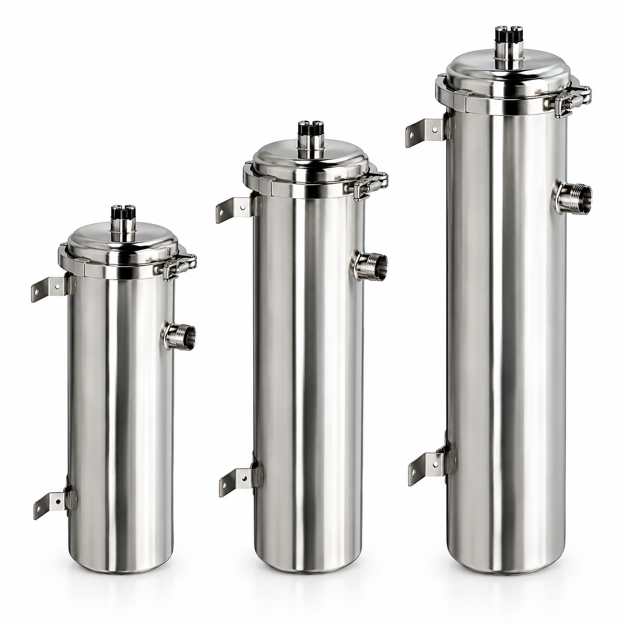Stepped Stainless Filter Housings