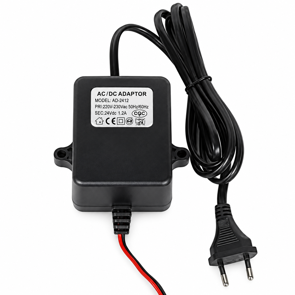 Black AC_DC Adapter with Cables