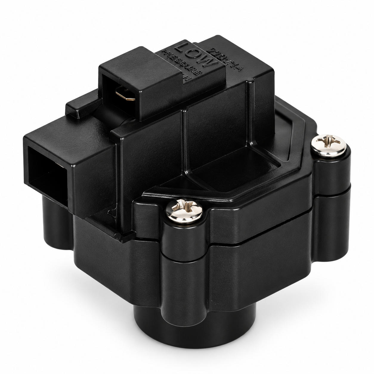 Black Industrial Connector Housing